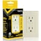 Faith Self-Test 15A GFCI Outlet Receptacle, Light Almond GLS-15A-LA - alternate 1